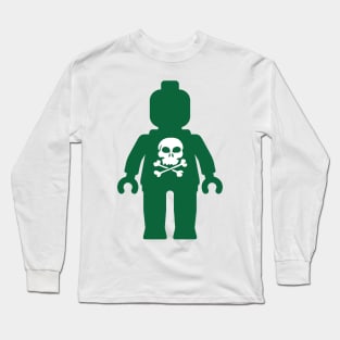 Minifig with Skull Design Long Sleeve T-Shirt